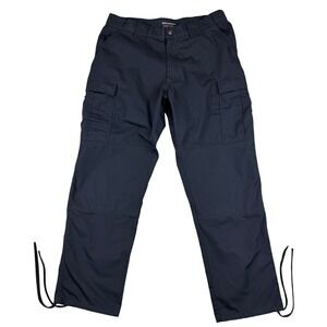 511 Tactical Pants Mens XL(38-42x31) Navy Taclite Pro Cargo Double Knee Ripstop